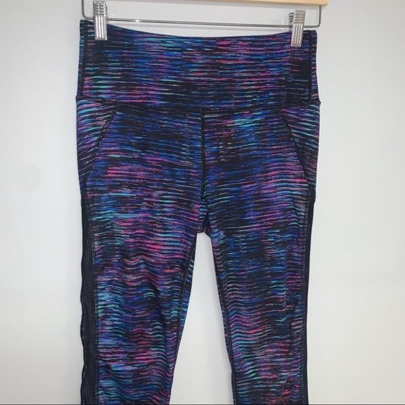 Athleta Leggings Size‎ Small Interstellar High-Rise Mesh Chaturanga Tight 7/8 - Picture 4 of 11